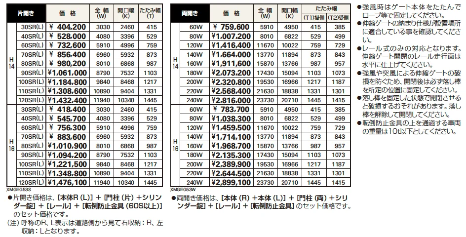 エセナ ゲート1型【2023年版】_価格_1