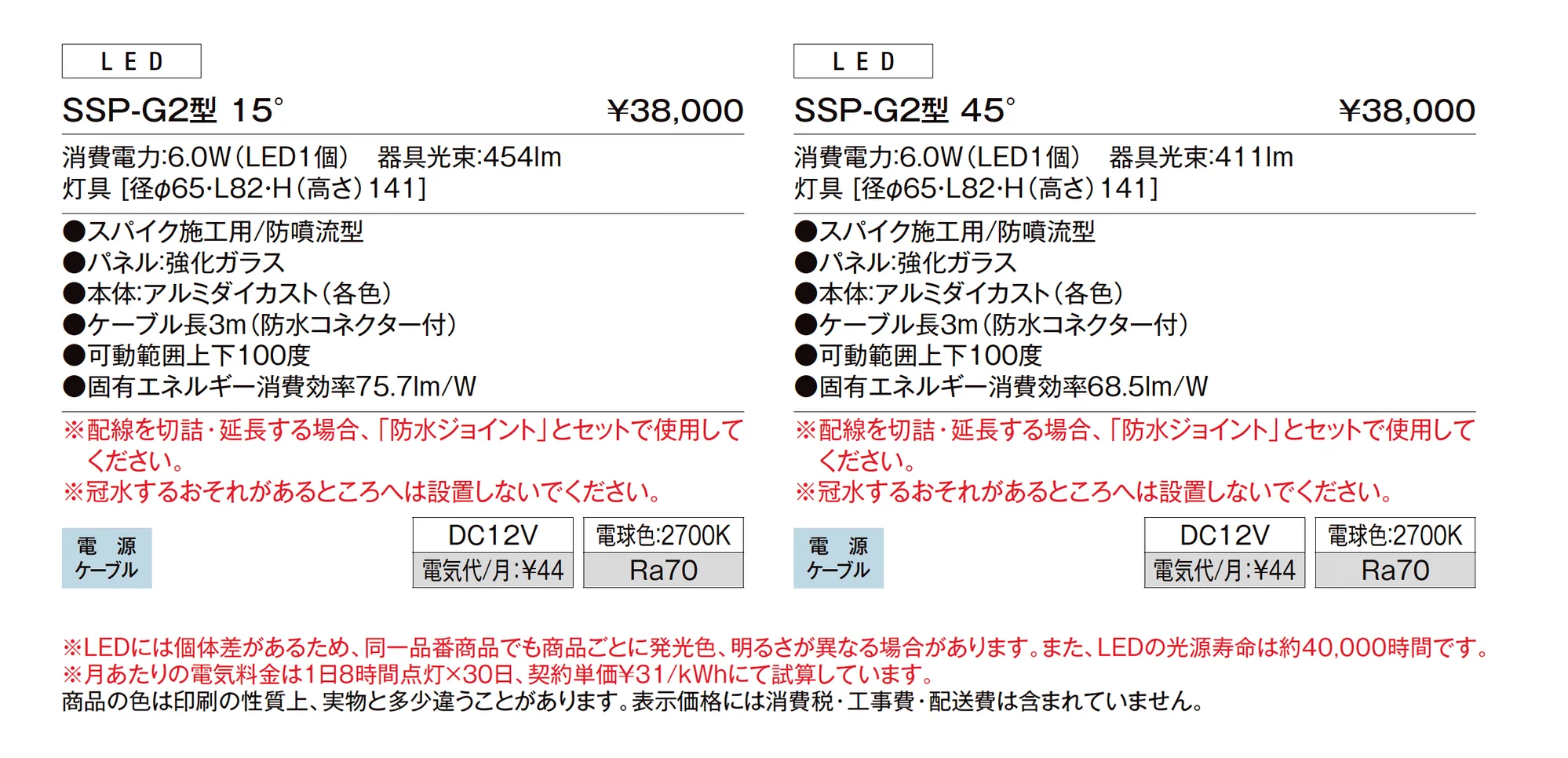 スパイクスポットライト SSP-G2型_価格_1