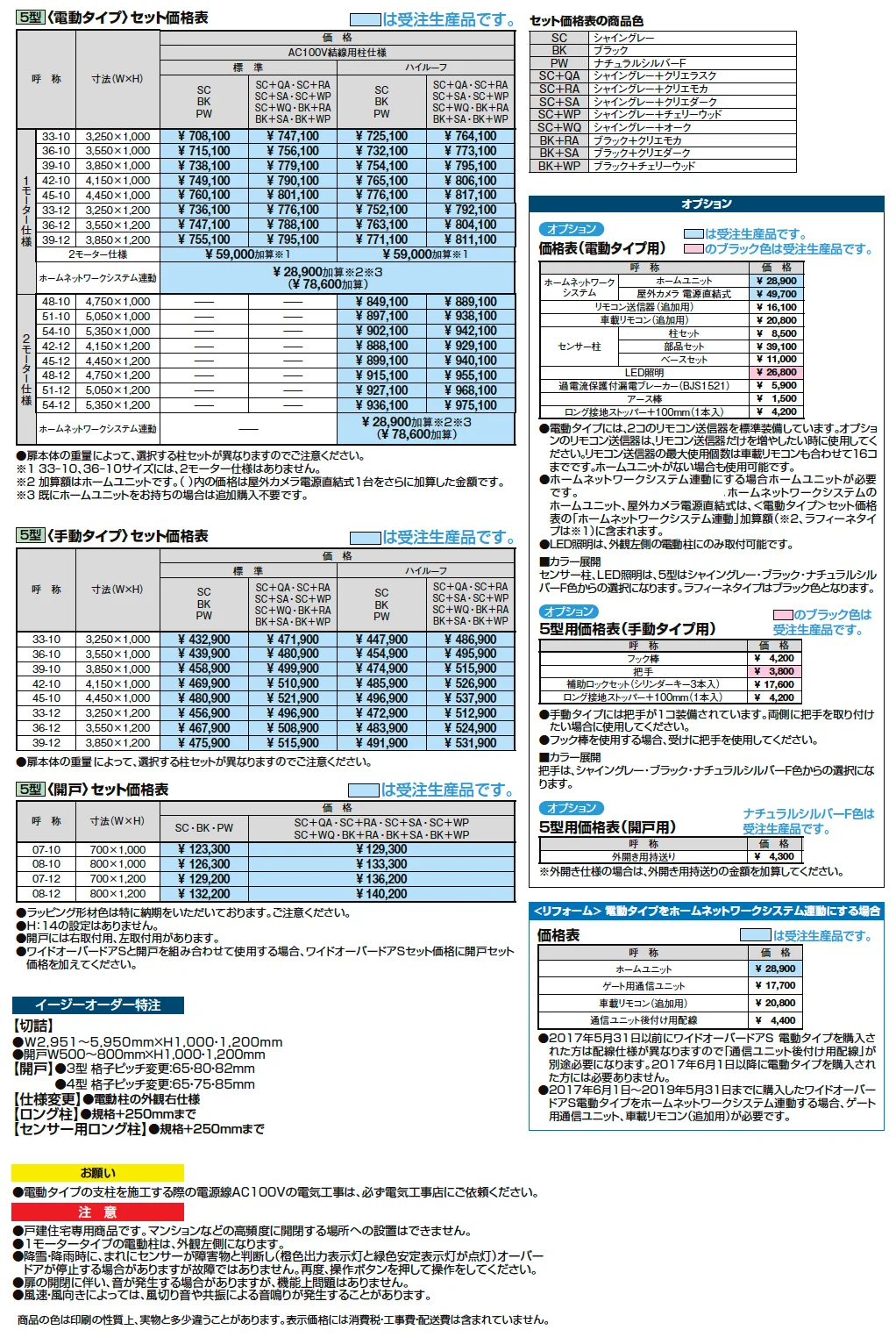 ワイドオーバードアS5型【2024年版】_価格_1