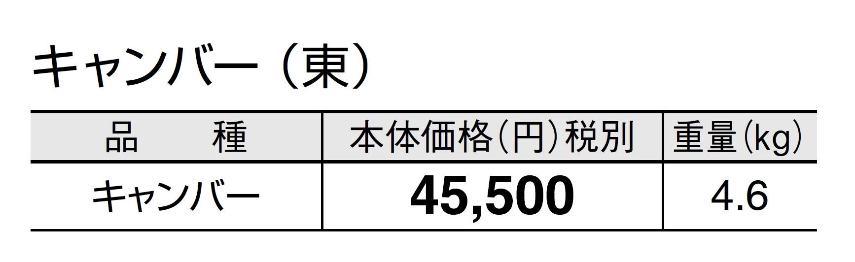 キャンバー_価格_1