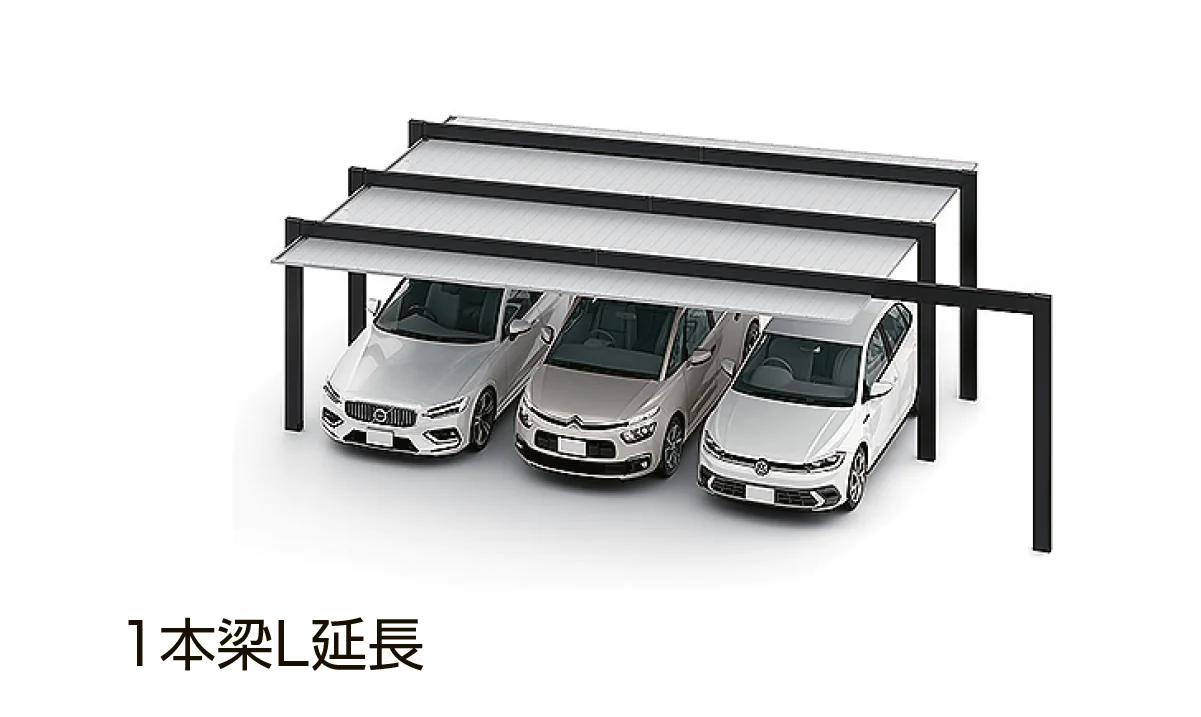 LIXILの「カーポートSC 3台用 梁延長【2025年版】」のサブ画像2