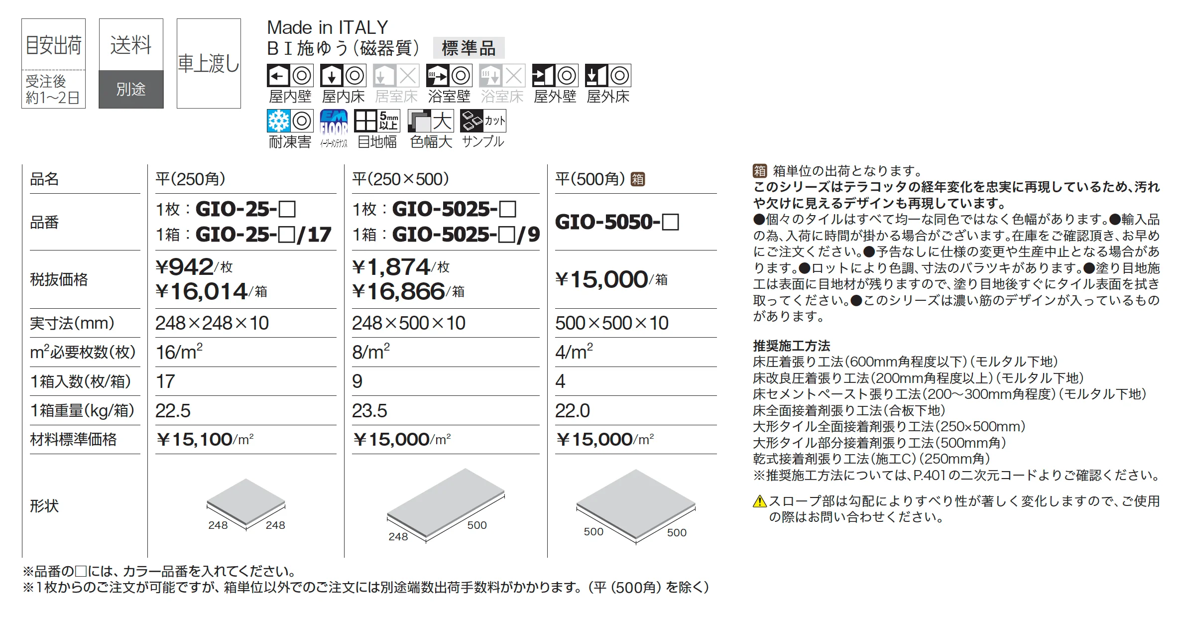 ジオコット_価格_1
