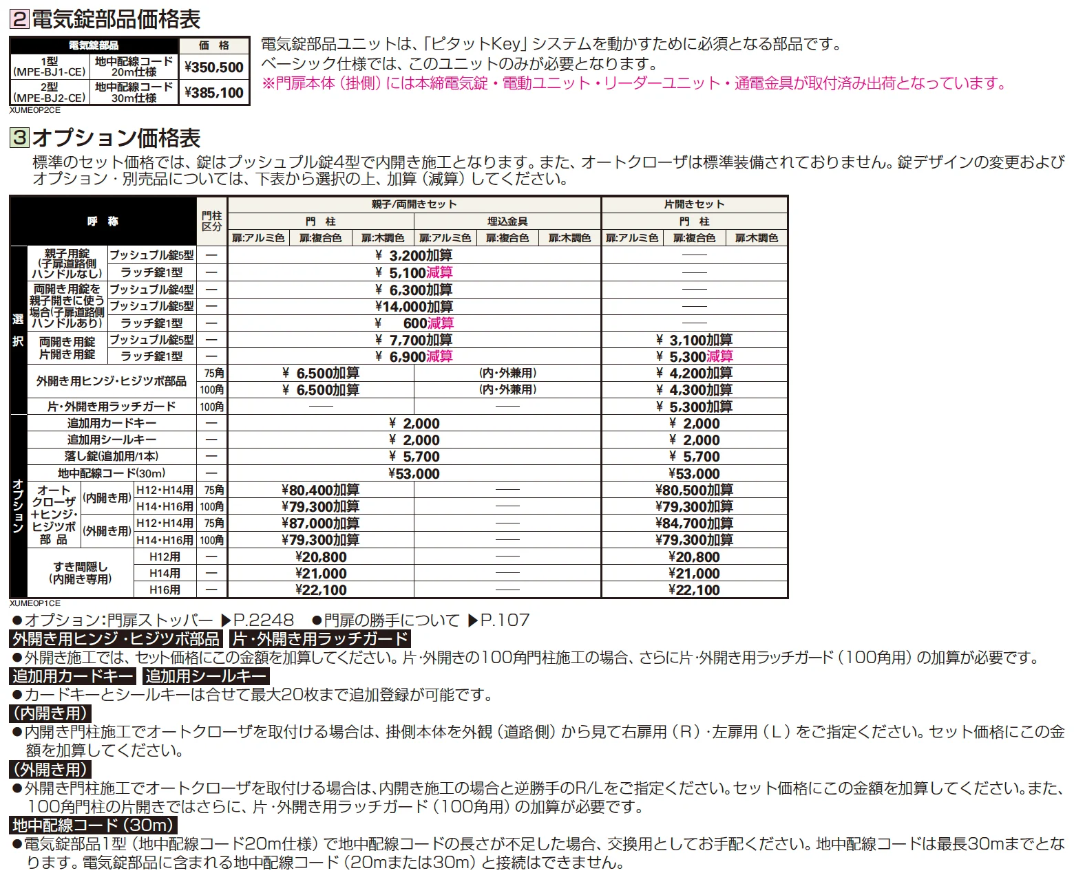 〔ピタットKey システム〕電気錠付 ルシアス 門扉シリーズ K01型【2024年版】_価格_2