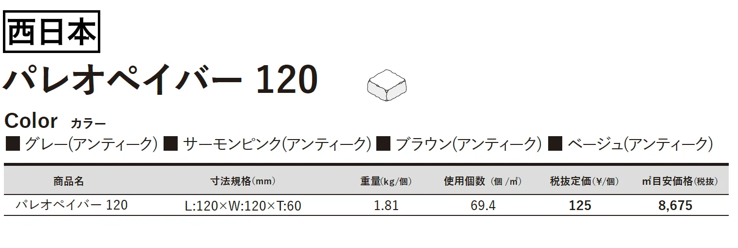 パレオペイバー120【2023年版】_価格_2
