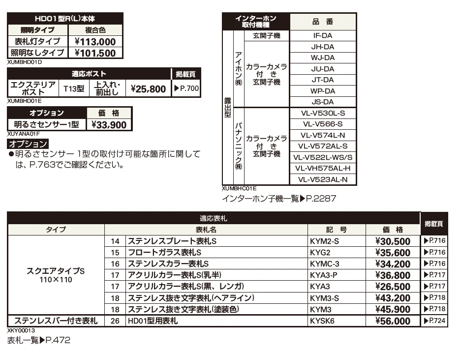 ルシアス ポストユニット HD01型【2024年版】_価格_2