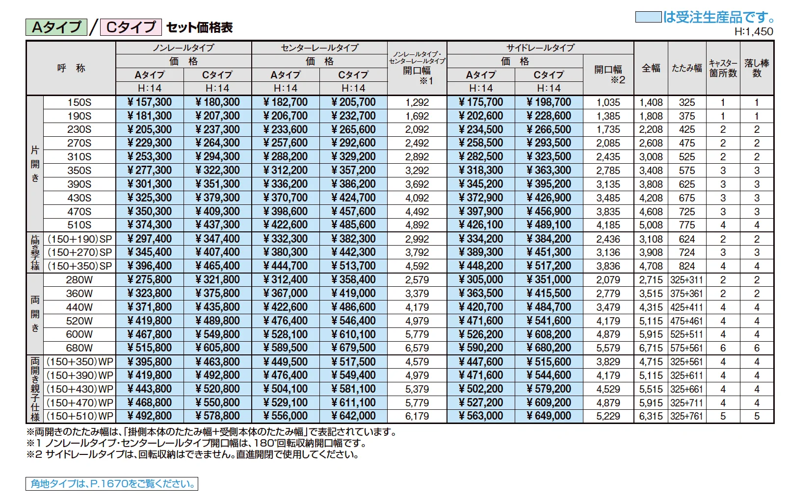 アルシャインⅡ HW型 Aタイプ【2023年版】_価格_2