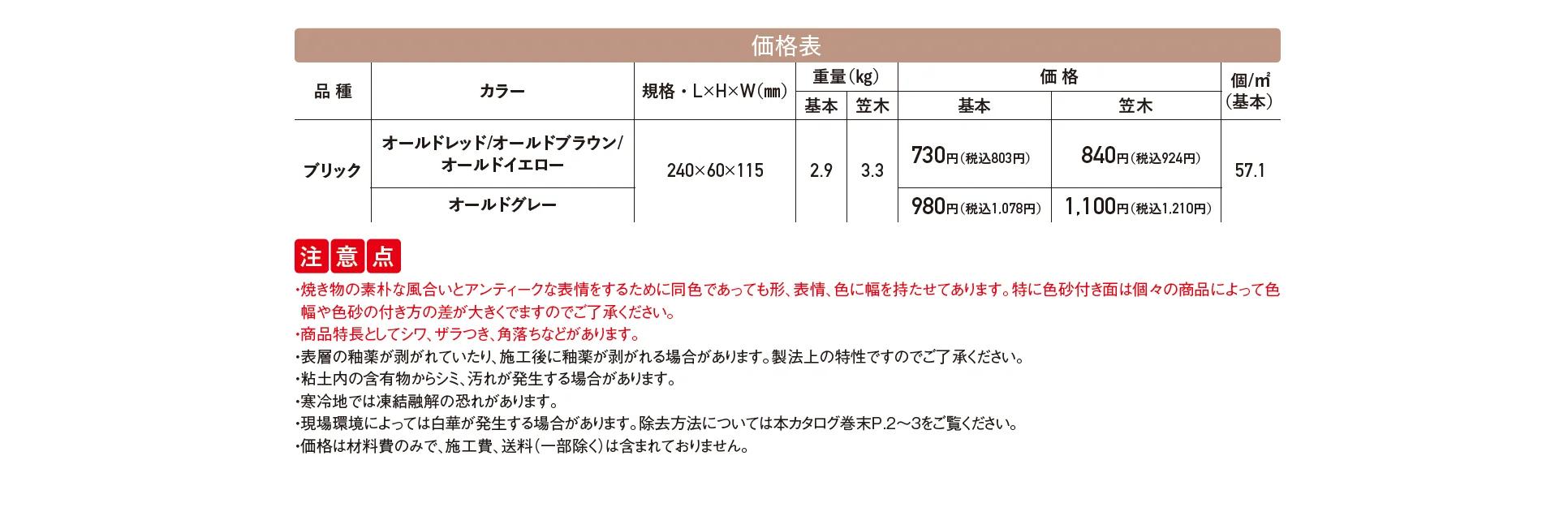 ベルク・ブリック【2025年版】_価格_1