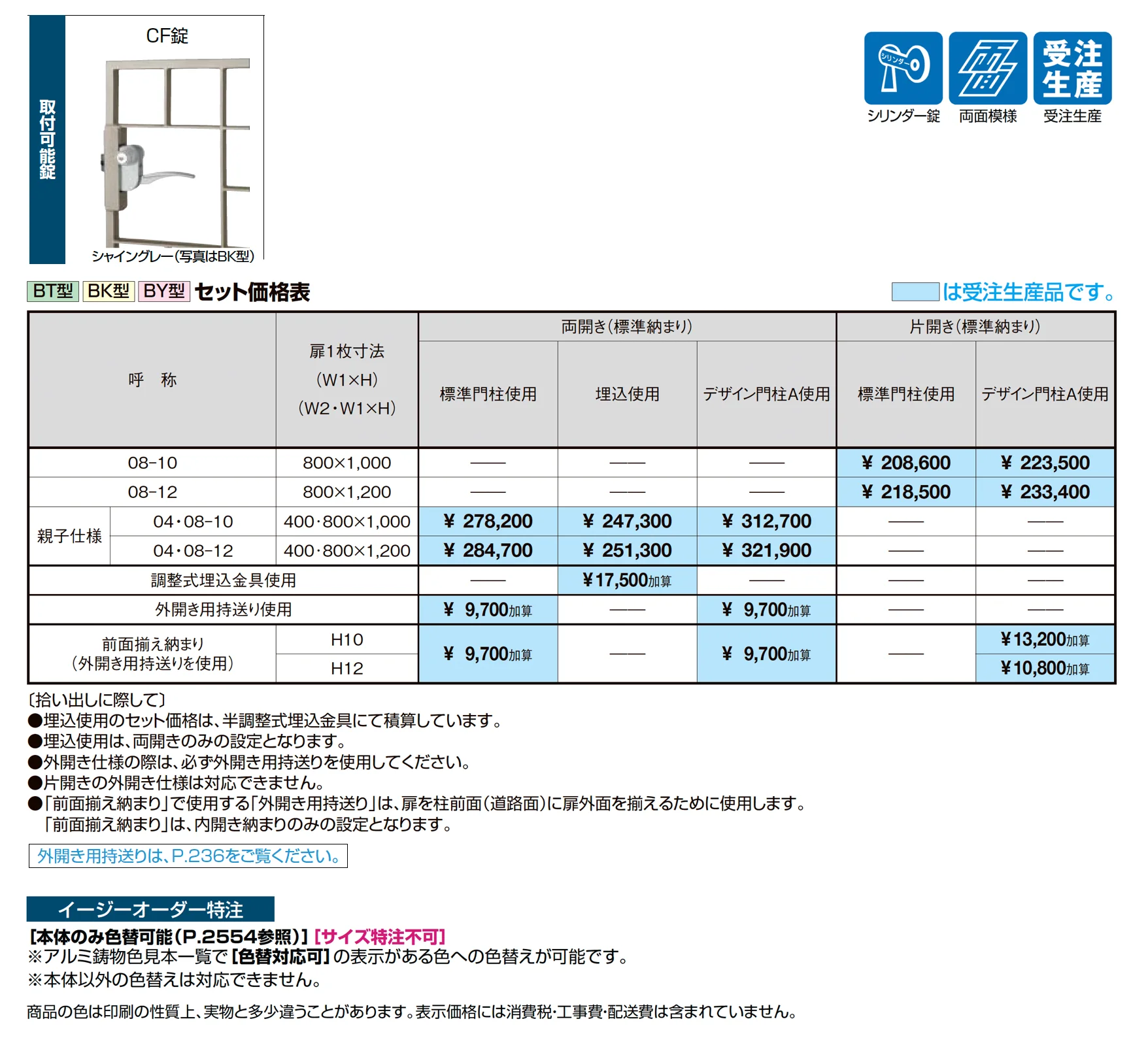 アーキキャスト BT型_価格_1