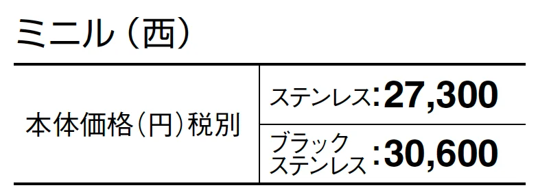ミニル【2024年版】_価格_2
