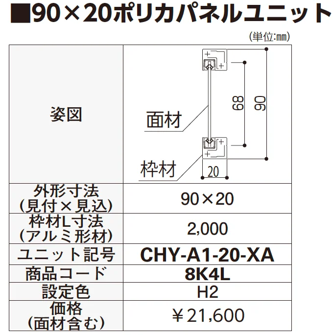 カスタマイズパーツ フェンス材・フェンス笠木【2023年版】_価格_3
