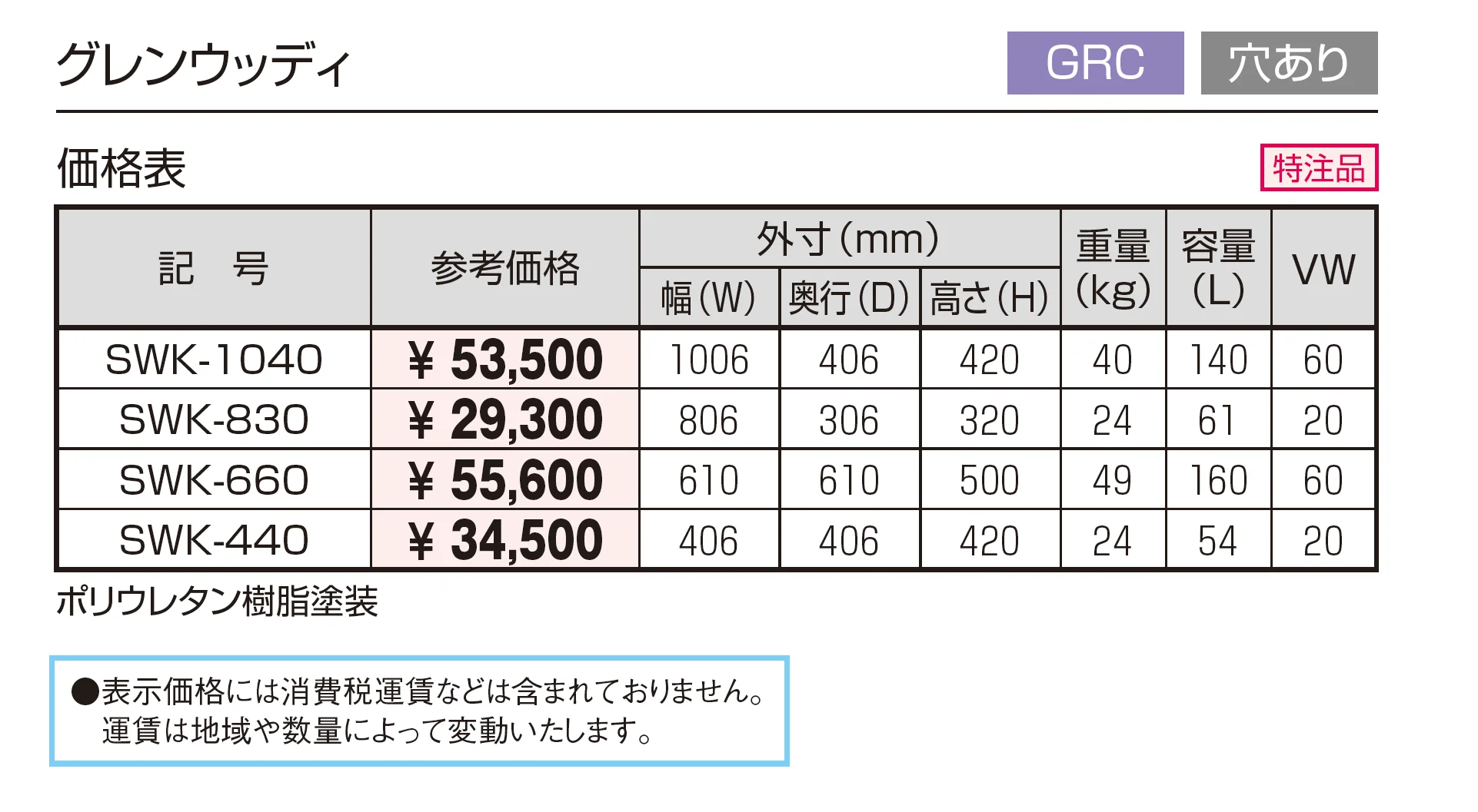 プランター グレンウッディ (GRC 穴あり)_価格_1