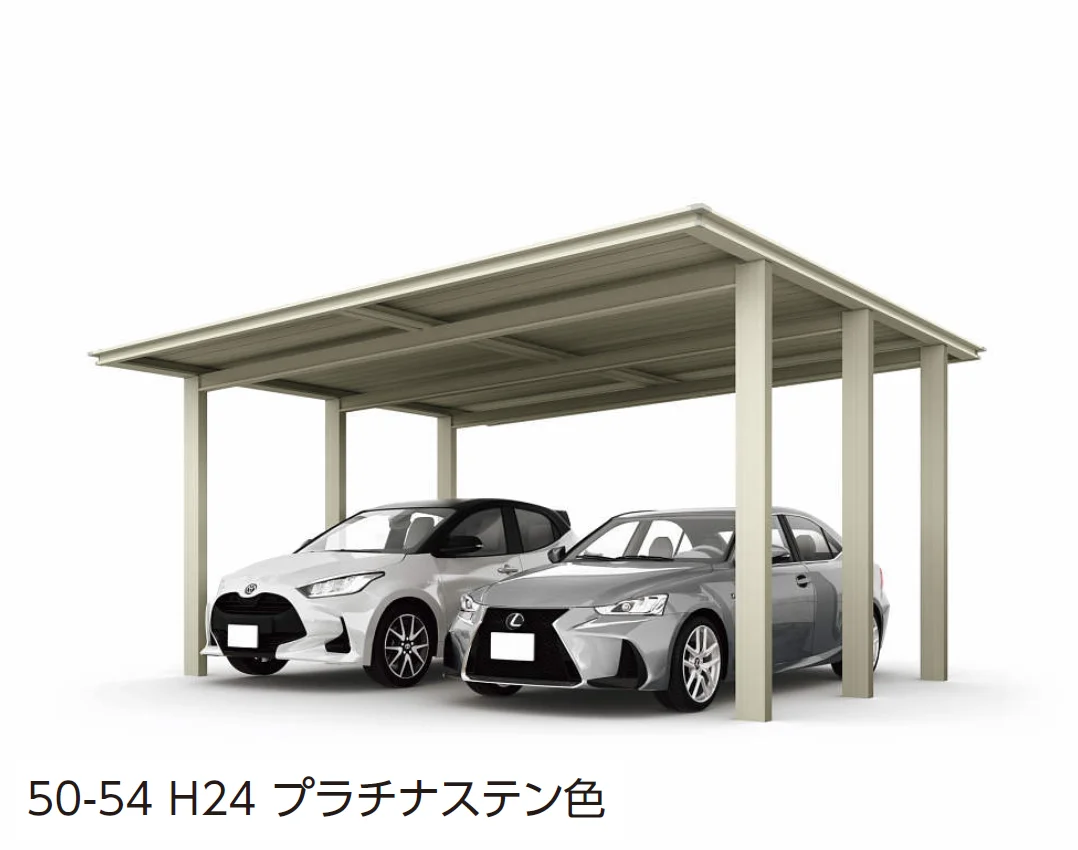 YKK APの「ルシアス カーポート 1500タイプ 2台用 (単体/奥行連結)【2025年版】【廃番】」のサブ画像1