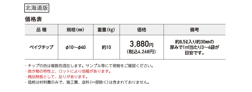 ベイクチップ【2025年版】_価格_2