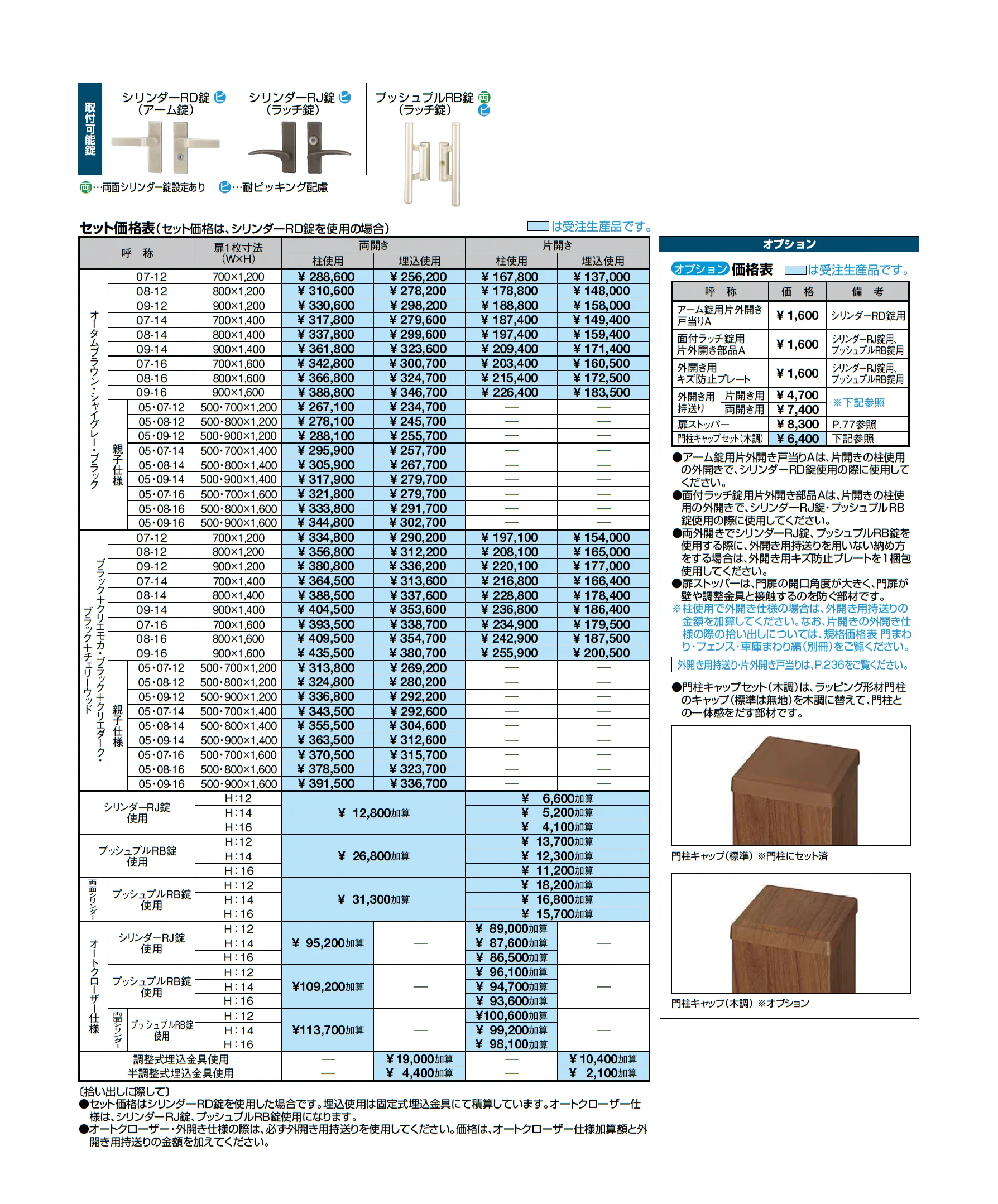 プログコート門扉 1型_価格_2