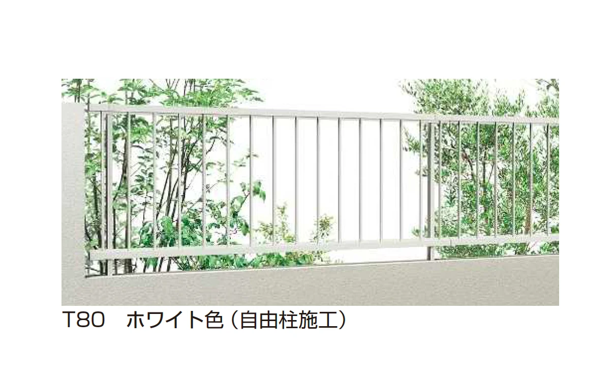 YKK APの「シンプレオ フェンスT2型 たて格子(16本)【2025年6月発売】【2025年版】」のサブ画像1