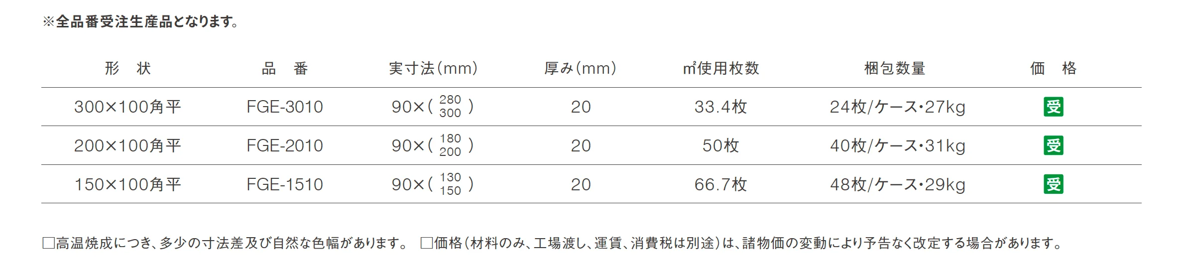ストライプ舗石 100タイプ_価格_1