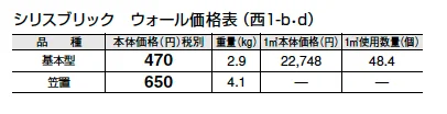 シリスブリック ウォール【2024年版】_価格_4