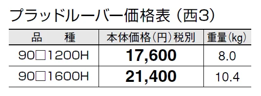 プラッドルーバー【2024年版】_価格_5