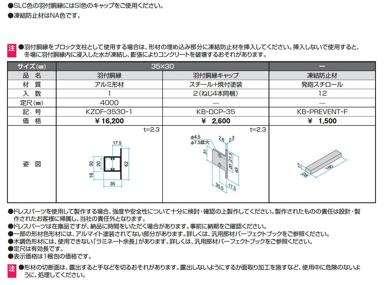 ドレスパーツ 羽付胴縁【2025年版】_価格_1