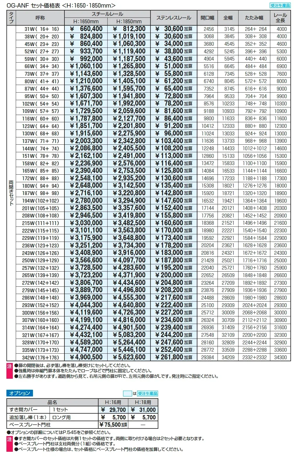 アルテンダAN型 フラットレールタイプ【2025年版】_価格_3
