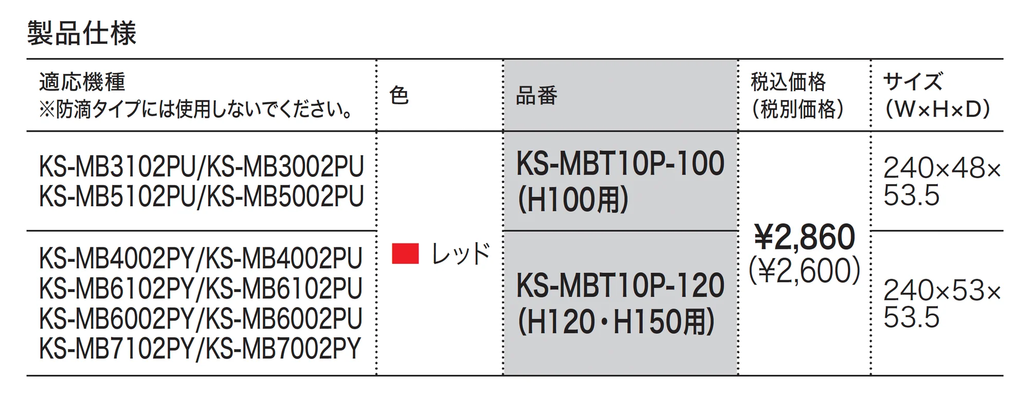 投函防止プレート MBT10P_価格_1