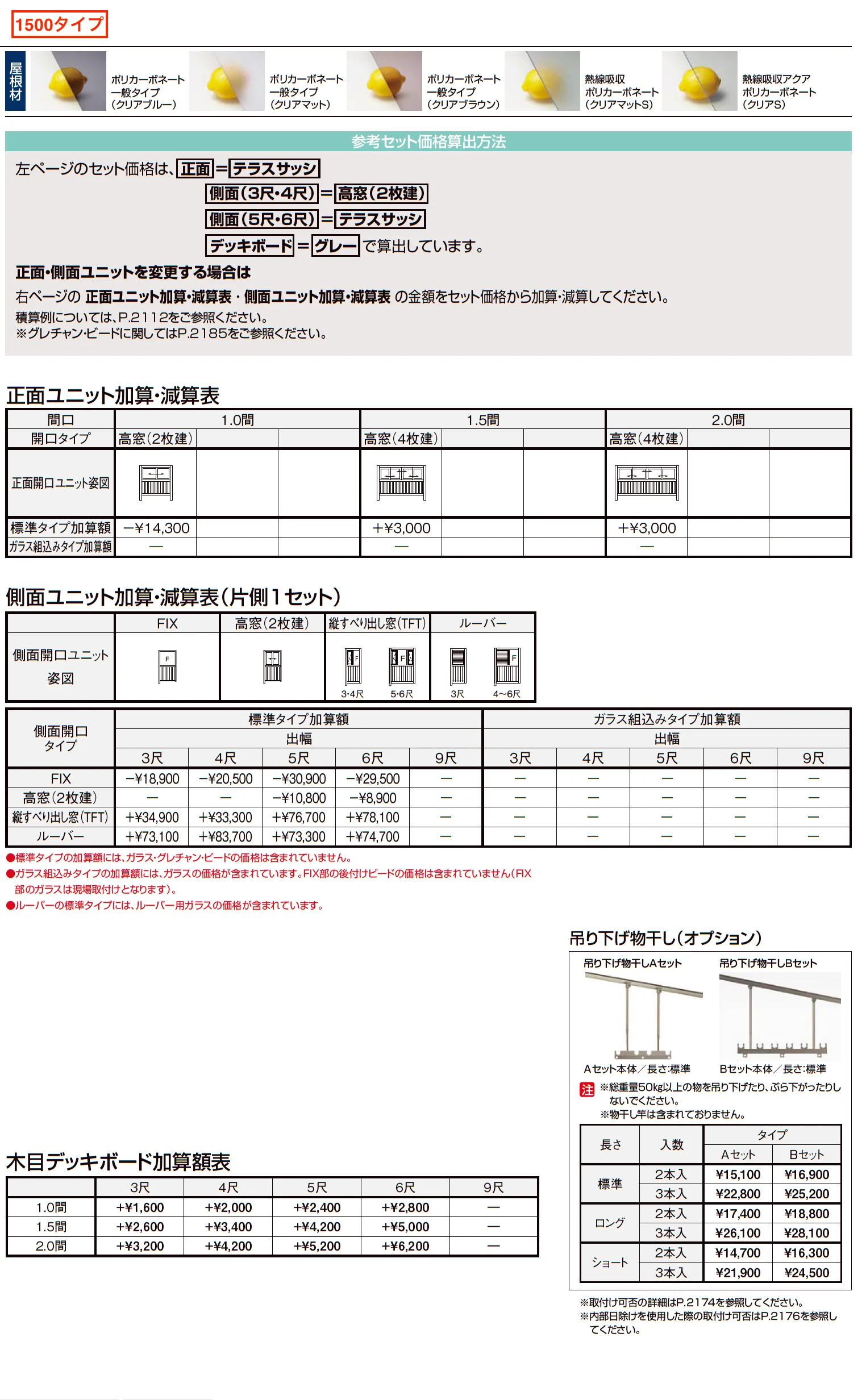 サニージュ R型 アルミバルコニー納まり（柱建て式）関東間【2023年版】_価格_4