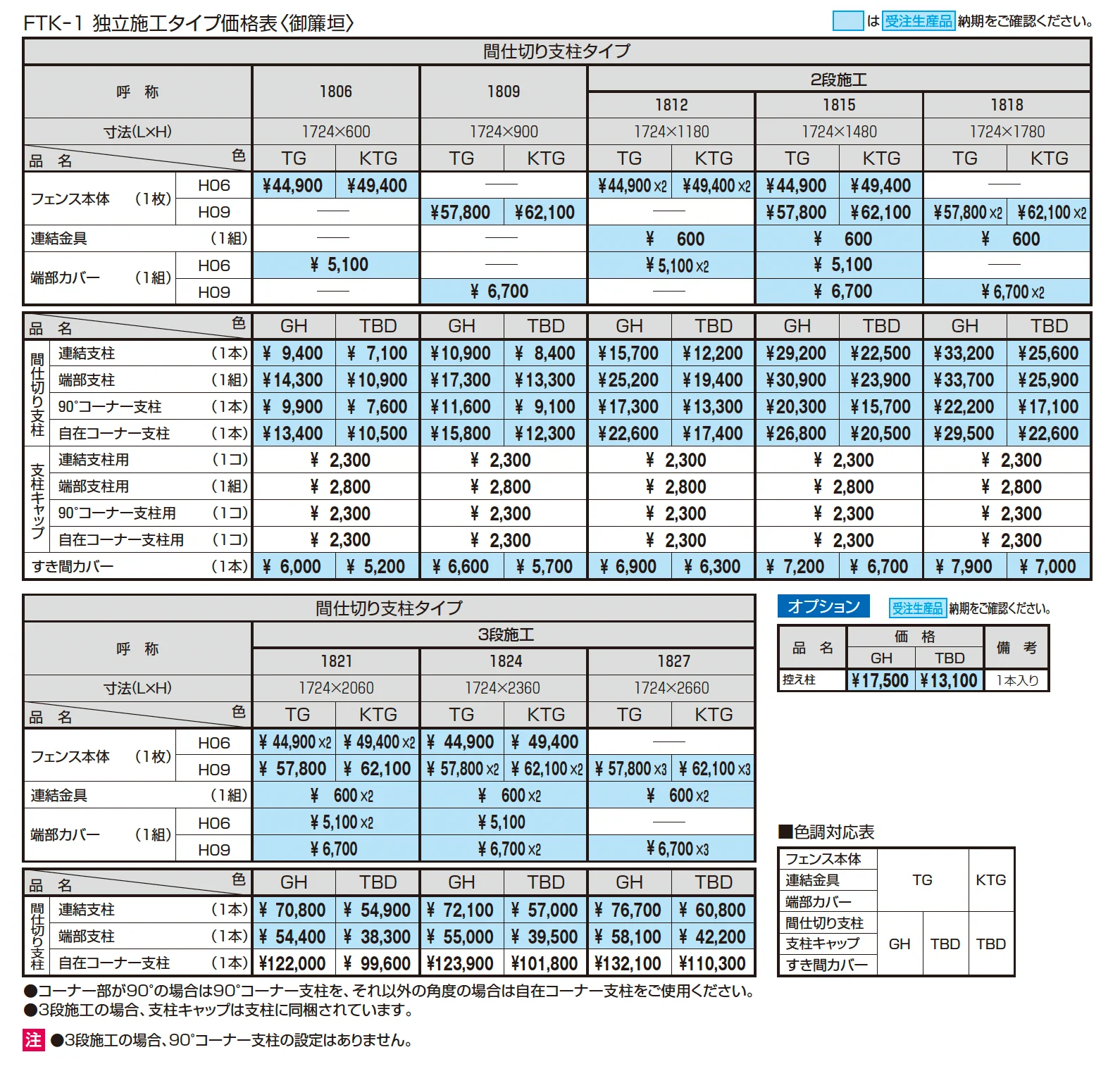 紗更 御簾垣（独立施工タイプ）【2024年版】_価格_1