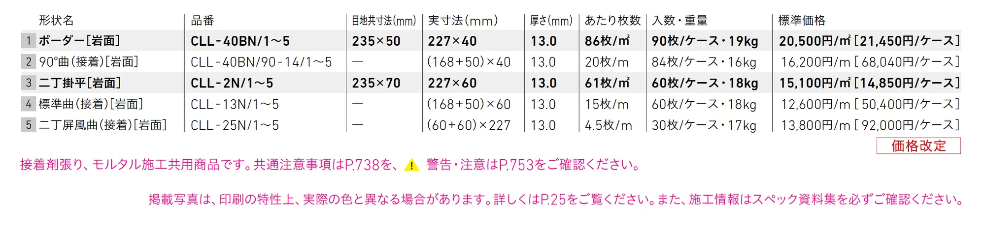 クラシコライン_価格_1