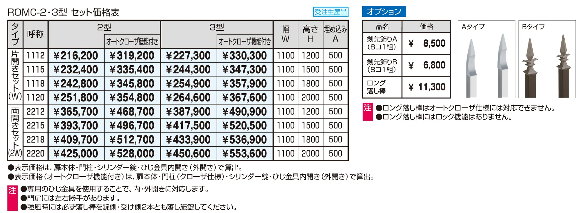 フレラインフォルテ2型 格子タイプ シリンダー錠_価格_1