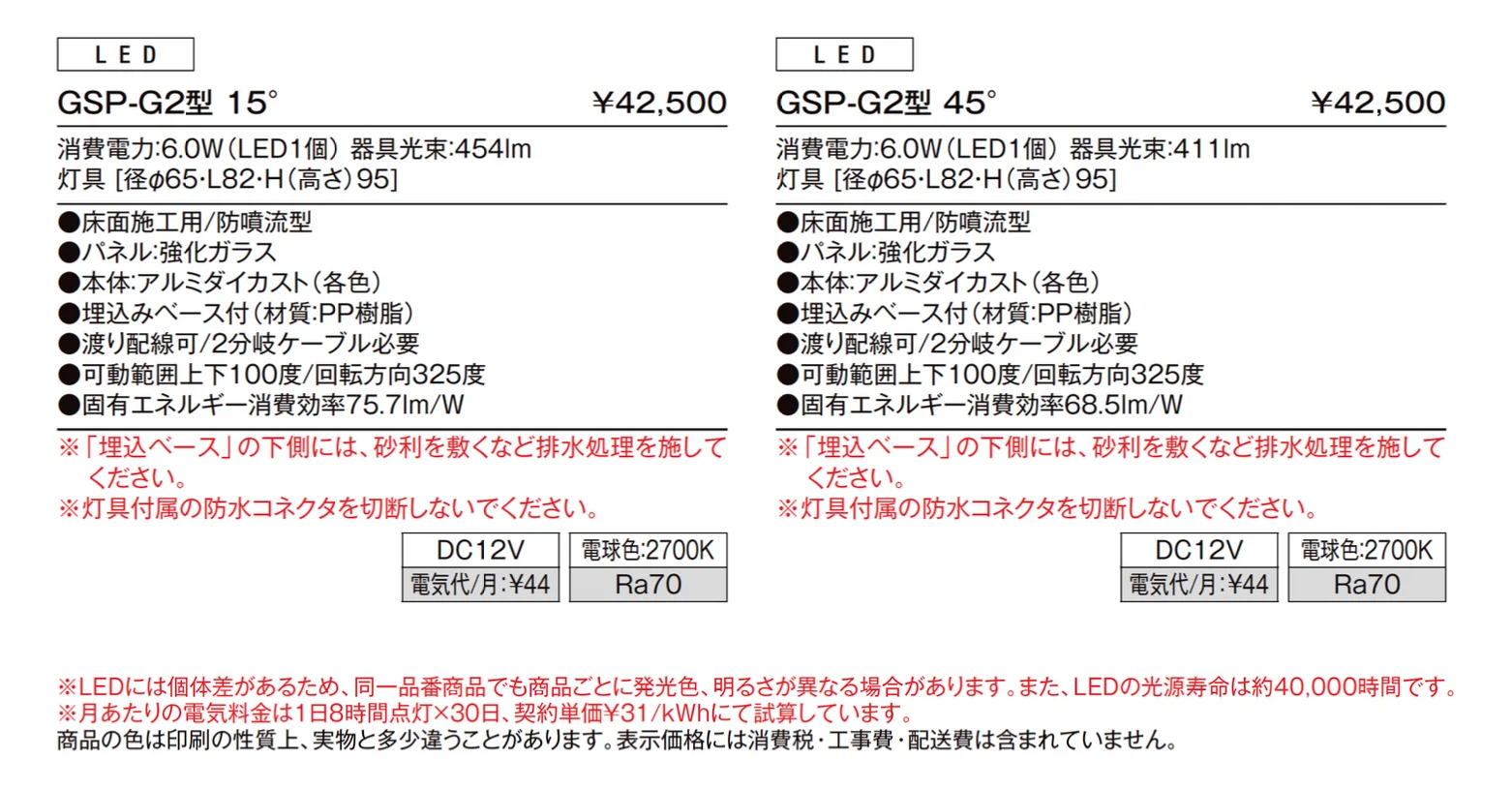 グランドスポットライト GSP-G2型_価格_1