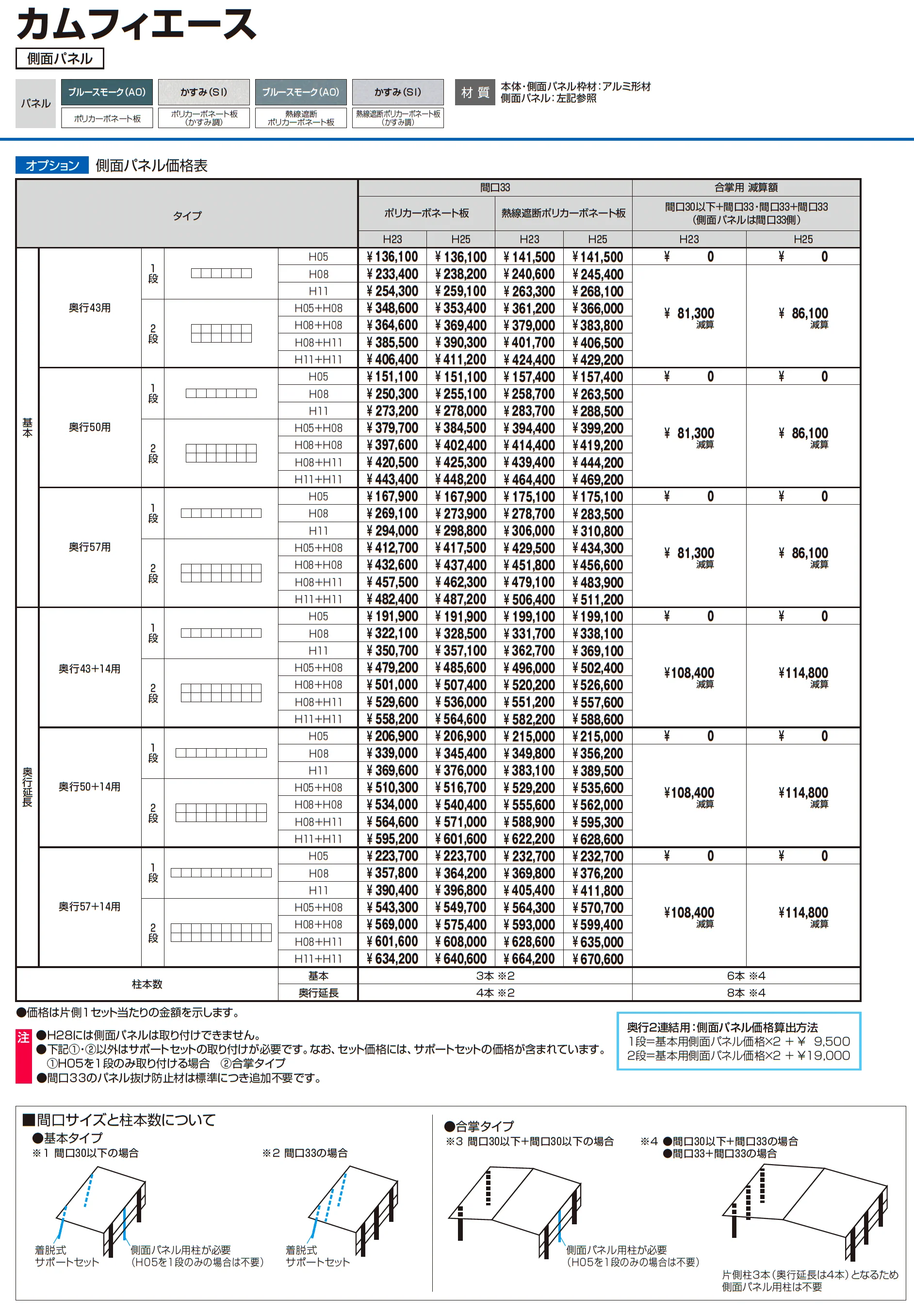 カムフィエース(合掌・Y合掌)_価格_4