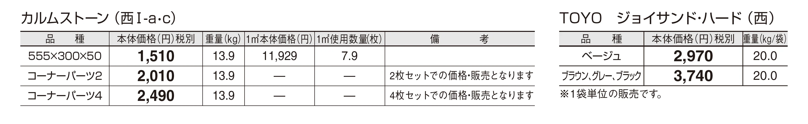 カルムストーン_価格_3