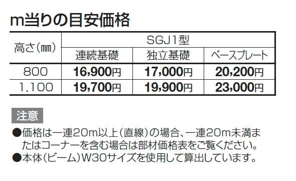 SGJ1型【2025年版】_価格_1