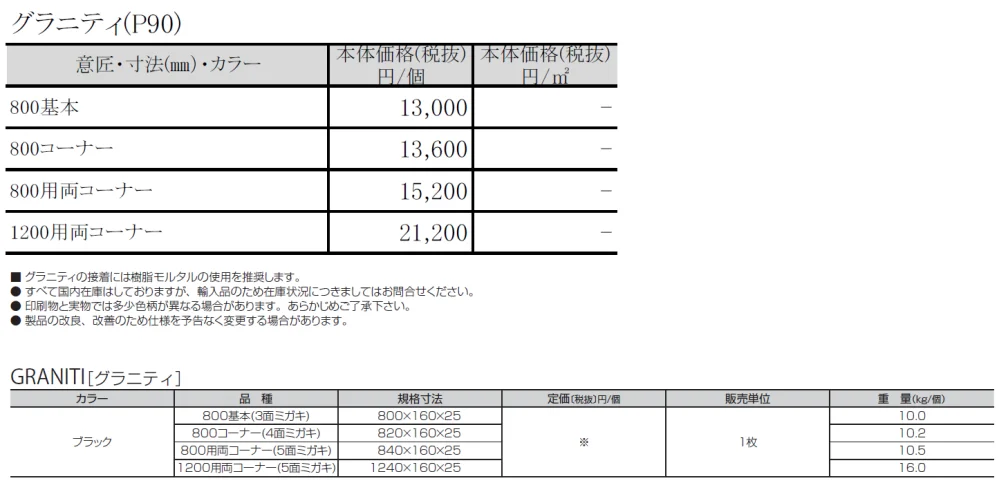 グラニティ【2024年版】_価格_1