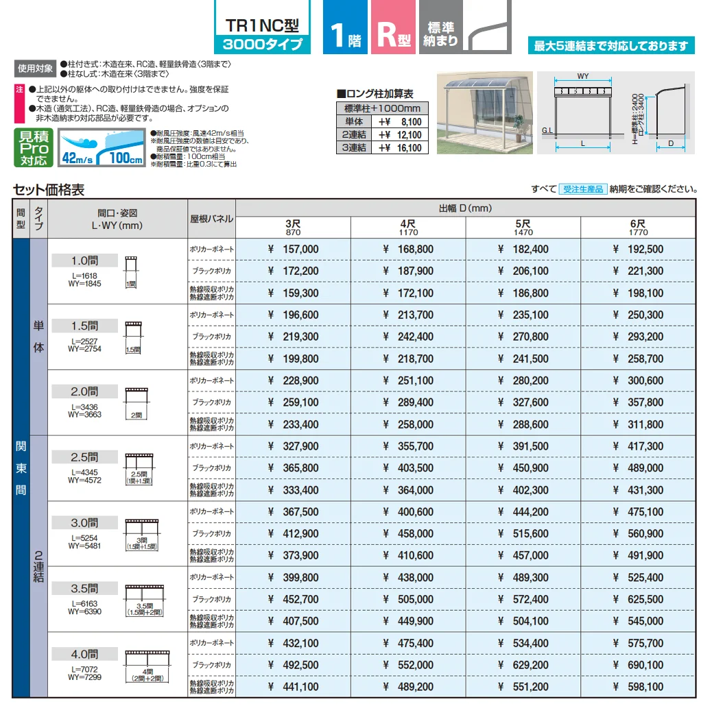 レボリューZ(TR1NC型 3000タイプ)【2025年10月価格改訂版】_価格_1