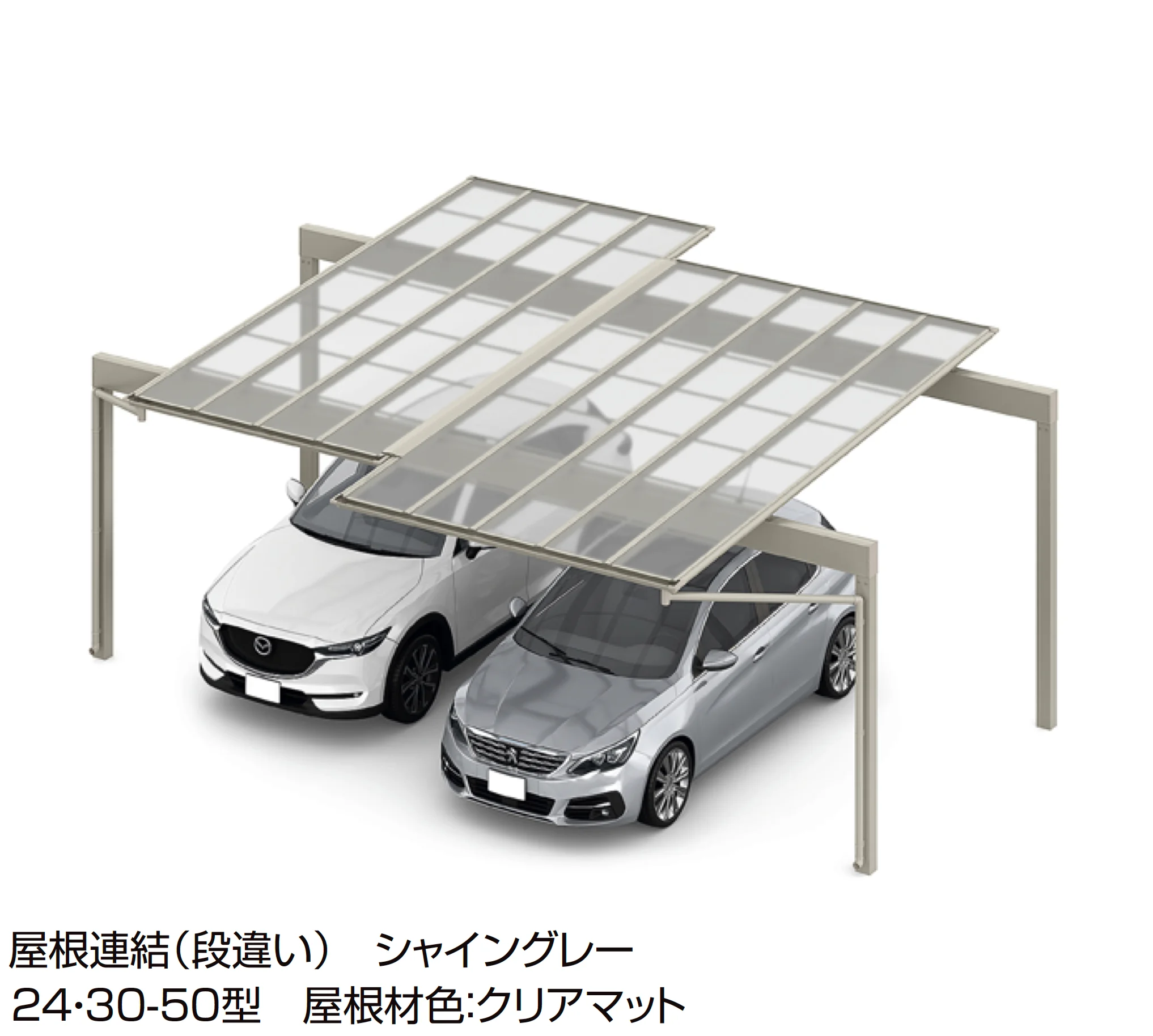 LIXILの「フーゴF 屋根連結」