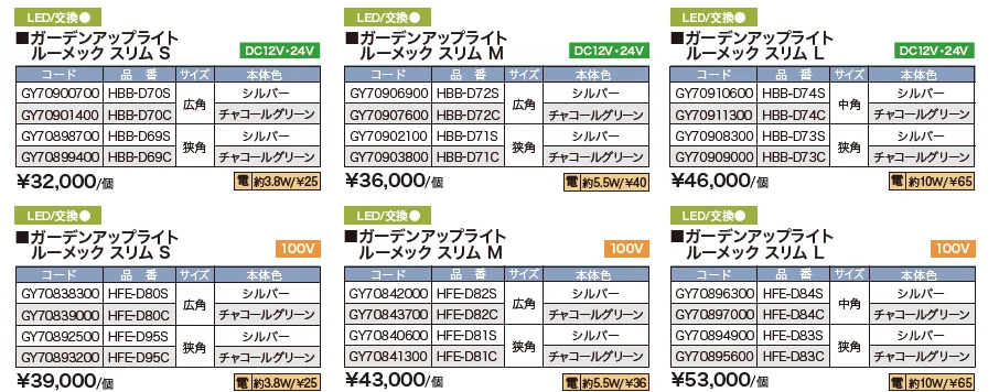 ガーデンアップライト ルーメック スリム 【2022年版】_価格_1