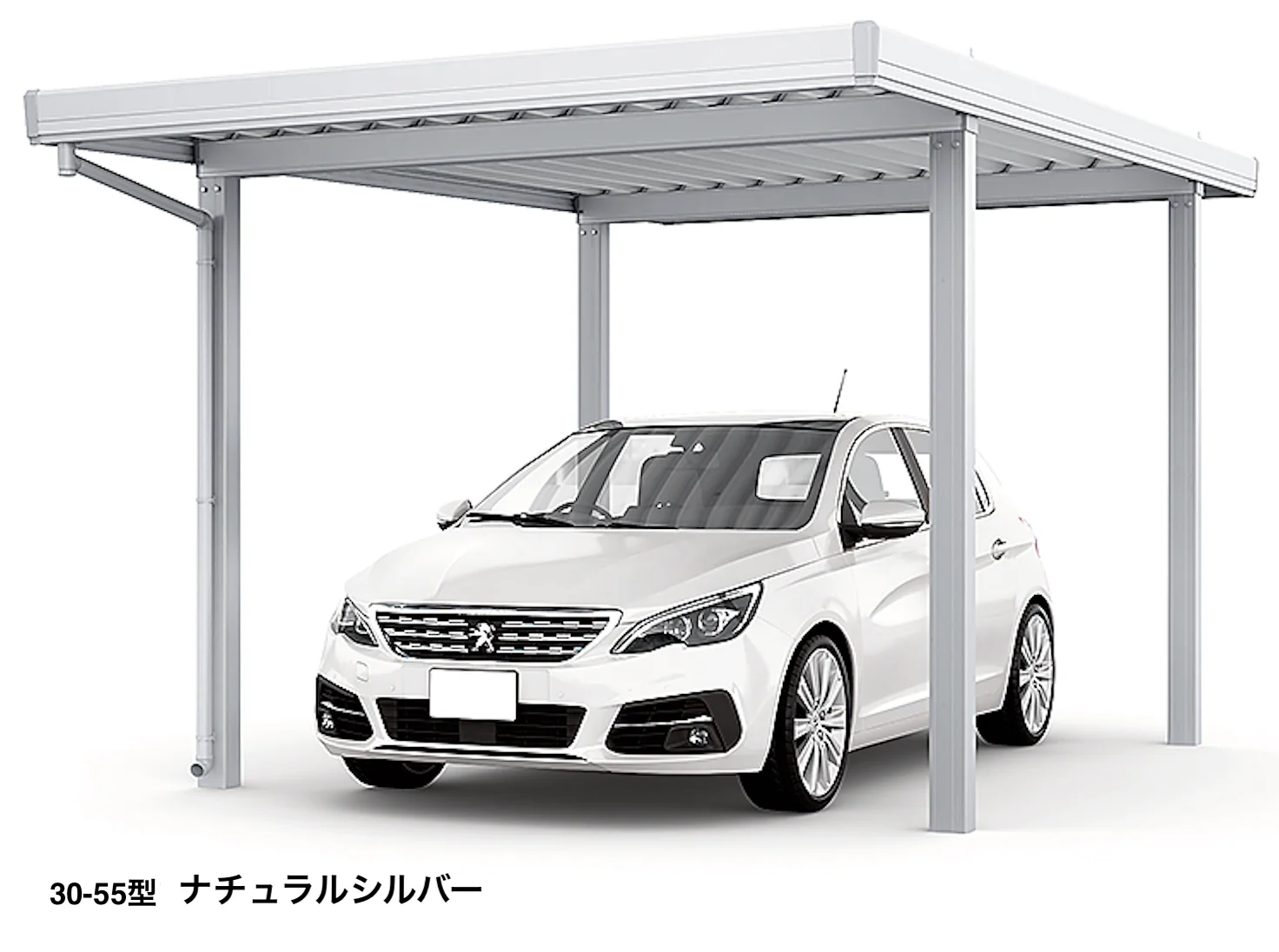 LIXILの「カーポートSW 900タイプ 1台用」のサブ画像3