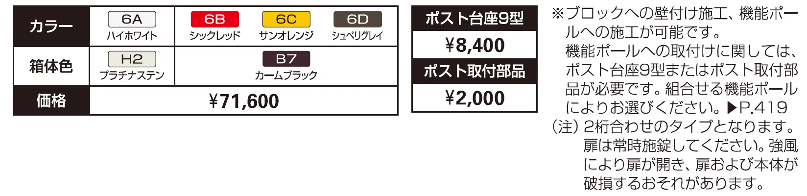 エクステリアポストシリーズT12型【2023年版】_価格_1