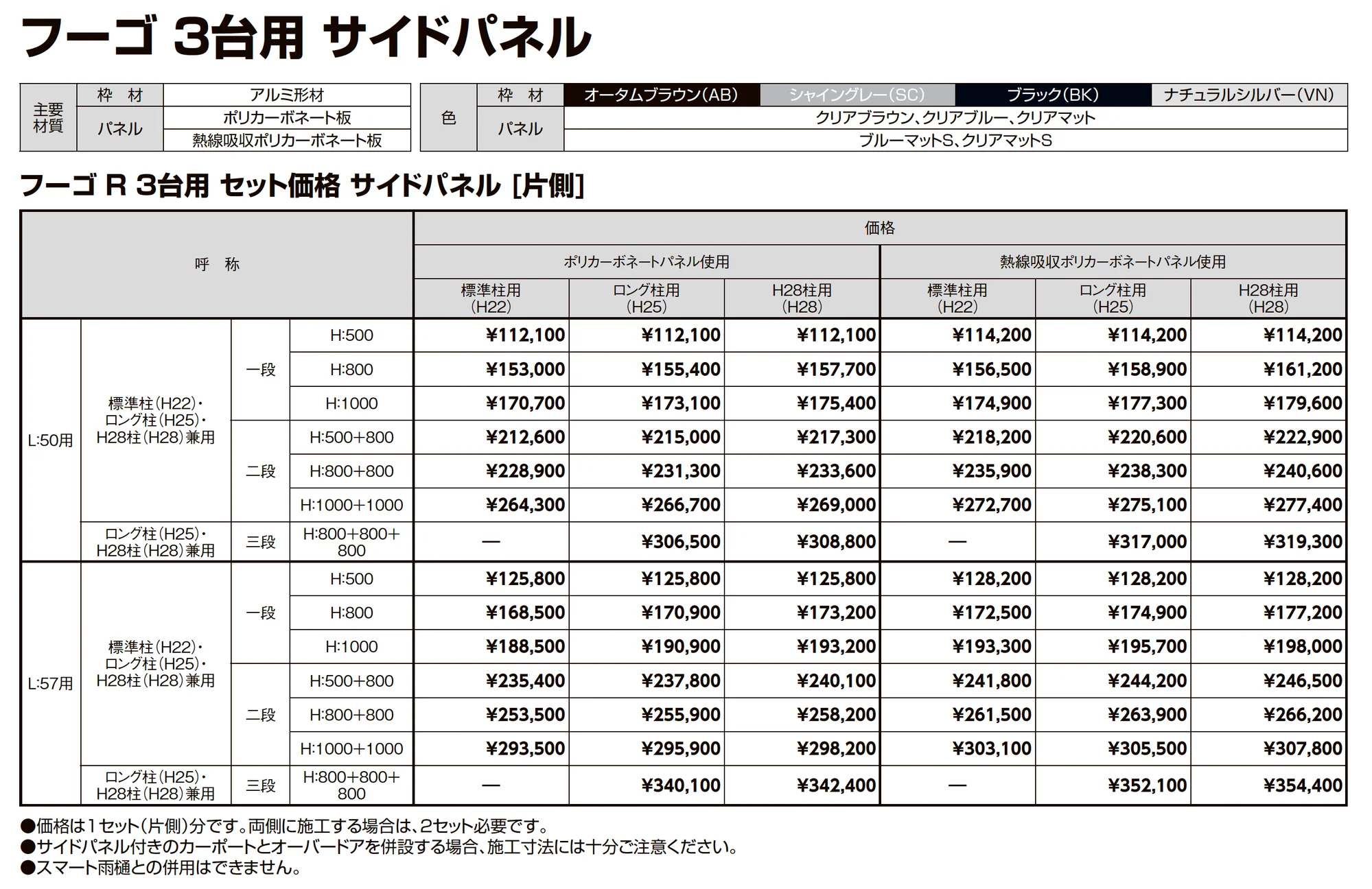 フーゴR 3台用_価格_2