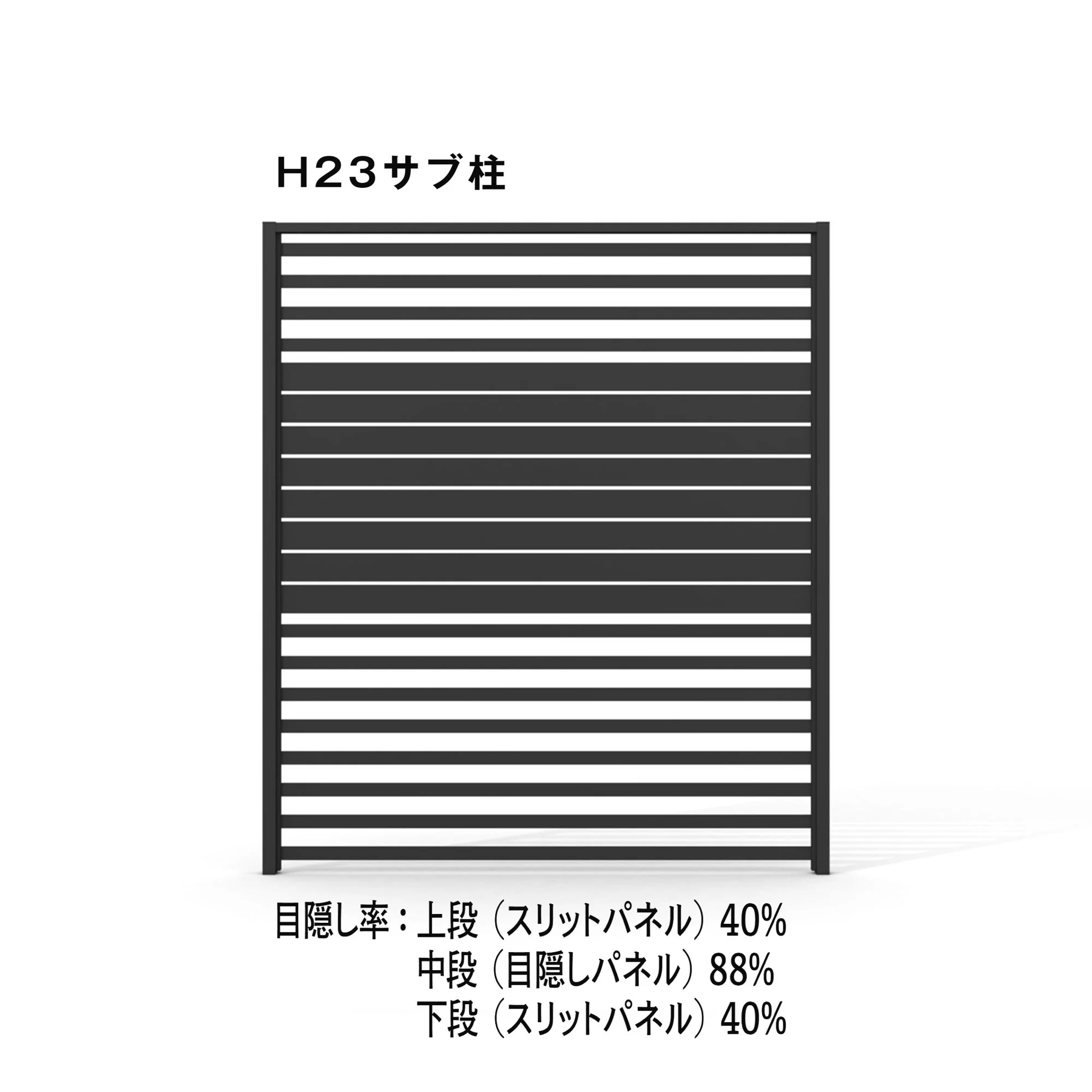 LIXILの「Gスクリーン 目隠しフェンスタイプ」のサブ画像10