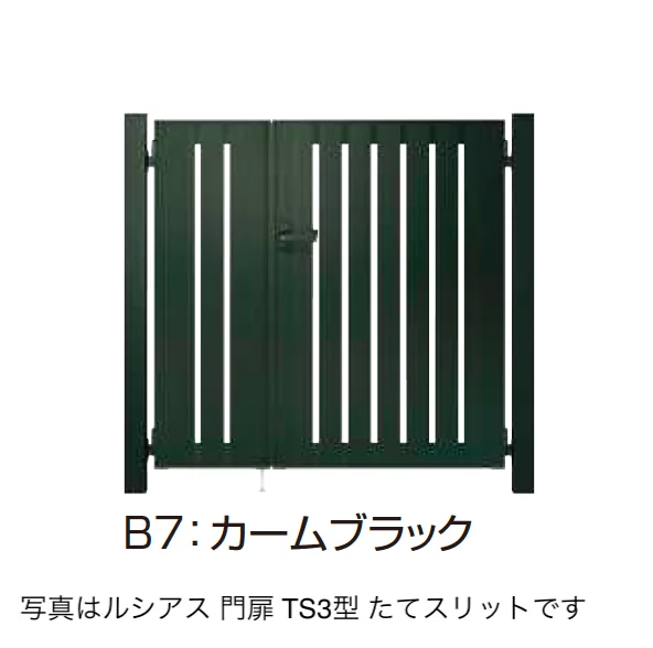 YKK APの「〔ポケットキーシステム〕電気錠付 ルシアス 門扉 TS3型 たてスリット【2025年6月発売】【2025年版】」のサブ画像2