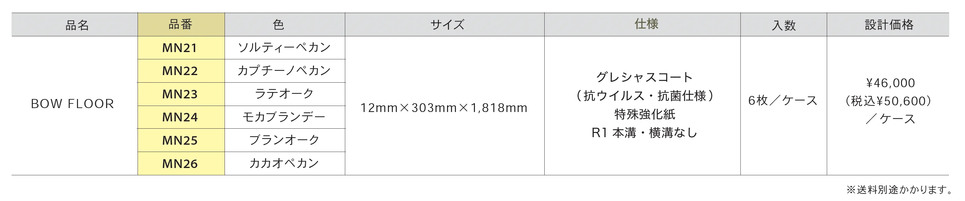 BOW FLOOR <バウフロアー>_価格_1