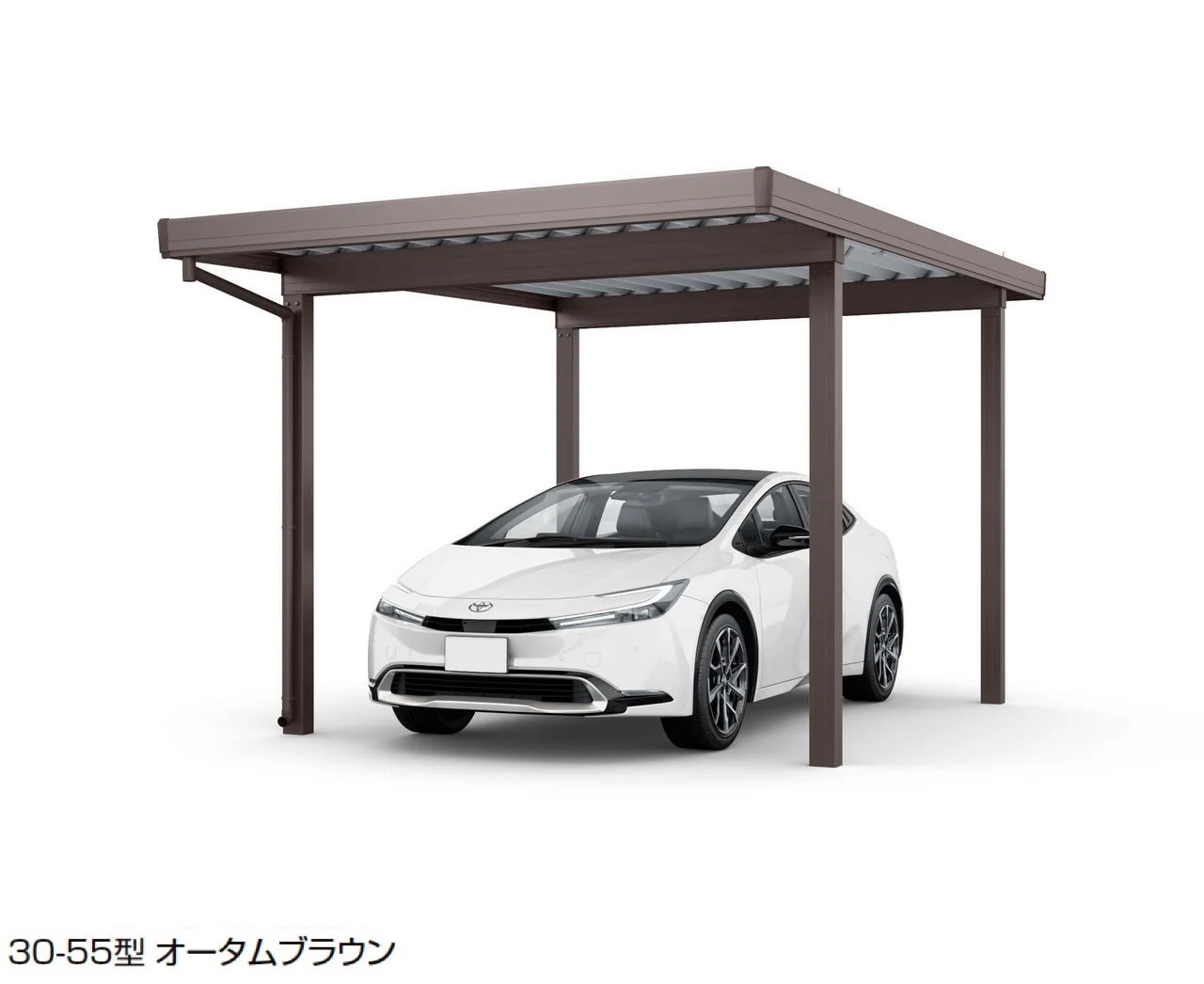 LIXILの「カーポートST 3000タイプ 1台用・小屋根サイズ」のサブ画像7