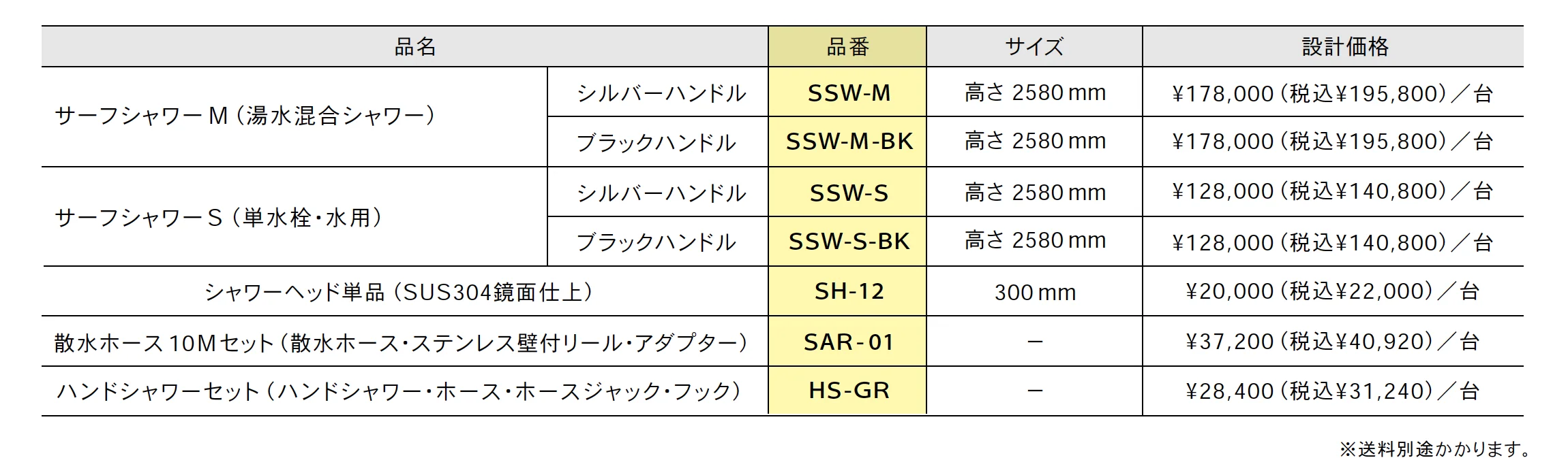 サーフシャワー【2025年版】_価格_1