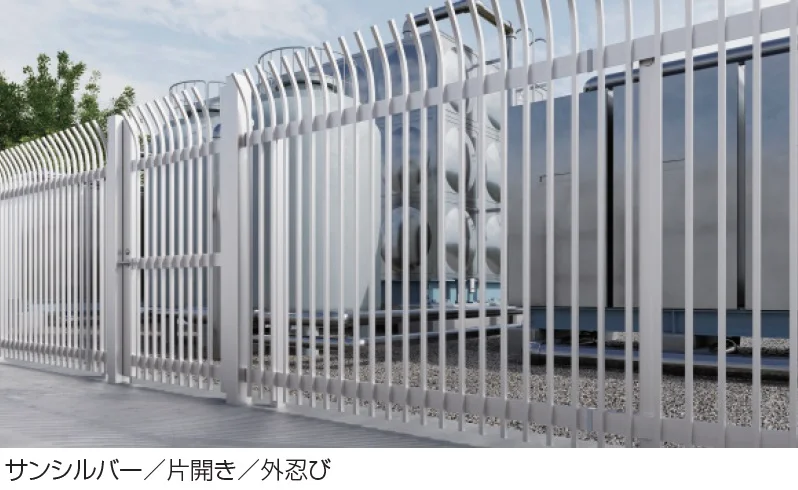 三協アルミの「フレラインフォルテ6型 忍び返しタイプ 格子タイプ シリンダー錠」のサブ画像1