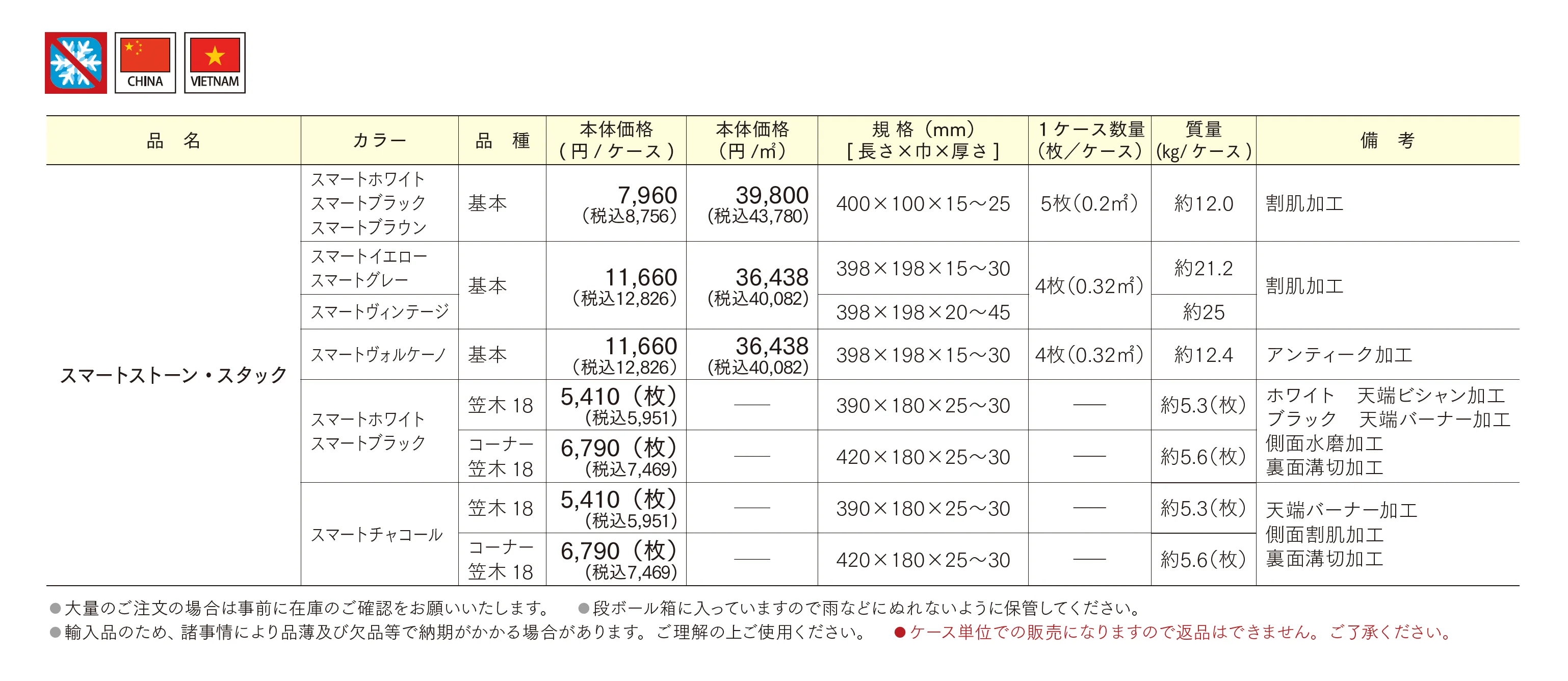 スマートストーン・スタック_価格_1