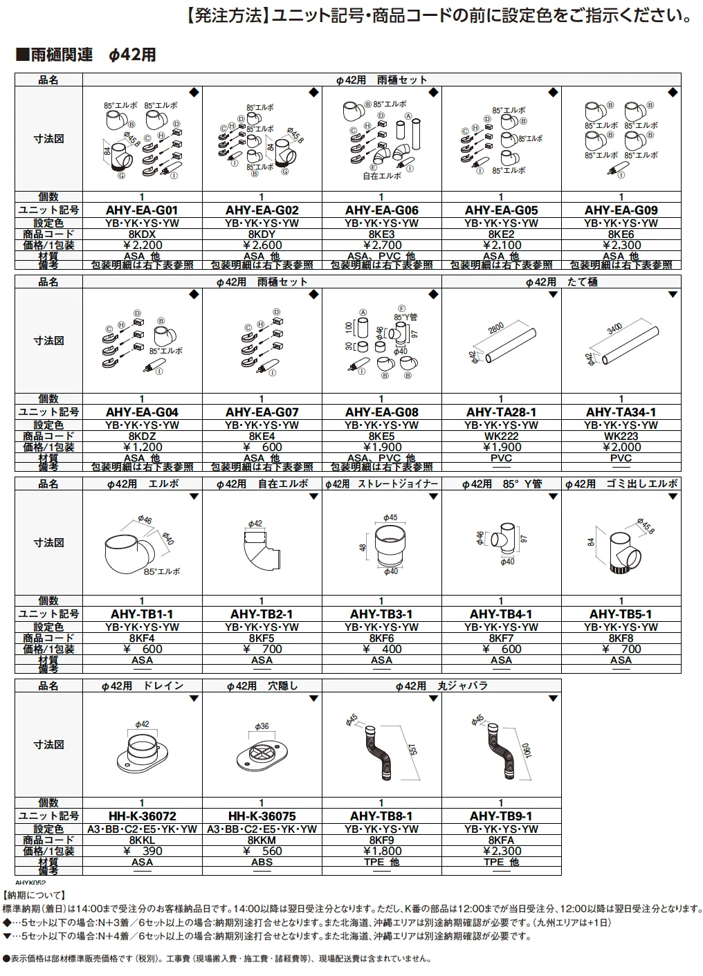 雨樋関連【2024年版】_価格_1