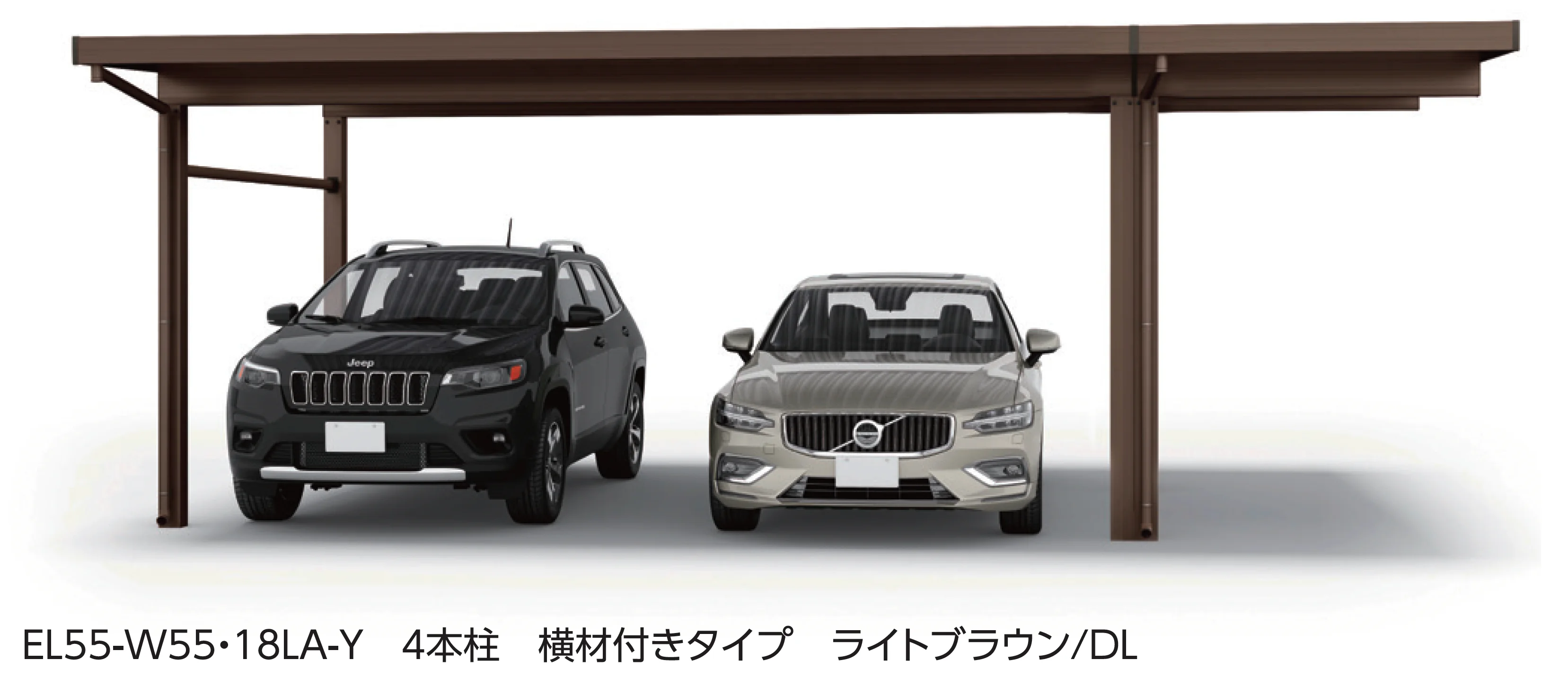 大仙の「SSポートGⅢ 積雪150cm Aタイプ・Bタイプ間口延長セット/2台用+α」