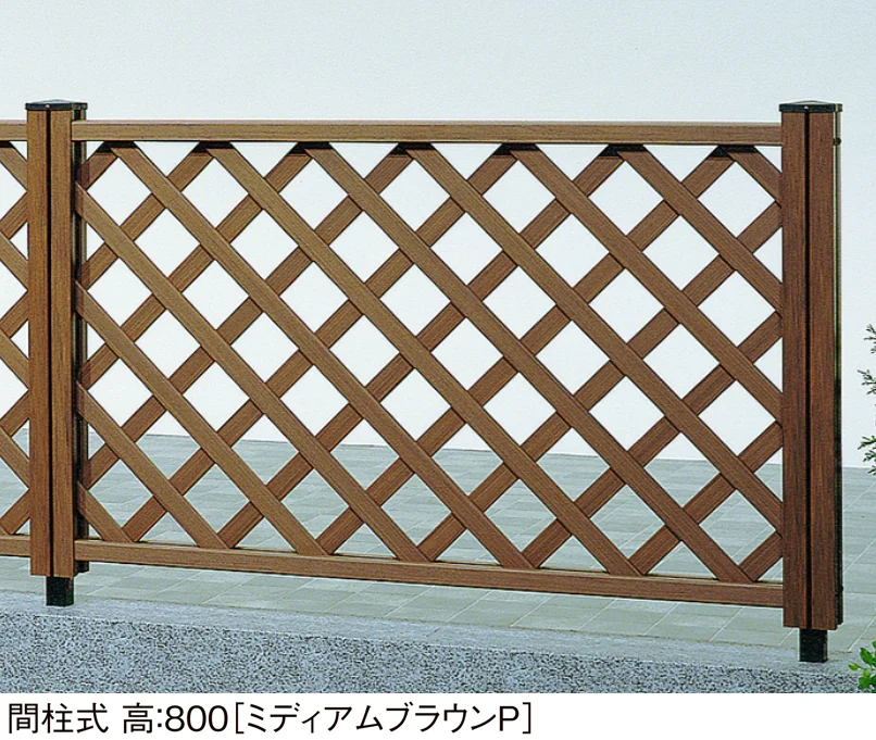 LIXILの「【間柱式】木樹脂フェンス 1型 【ラチス】」のサブ画像1